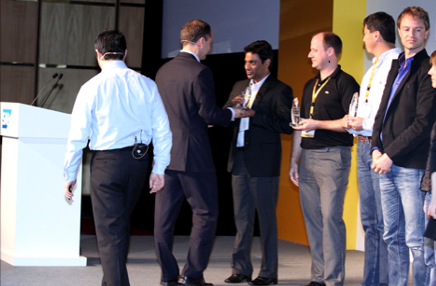 Receiving the SAP Product Experience Award