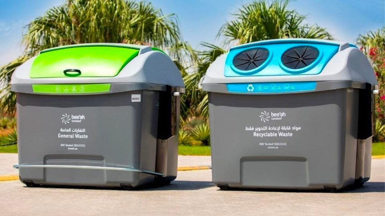 BEEAH smart waste bins